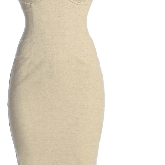JLUXLABEL Cream Midi Dress - Picture 2 of 5